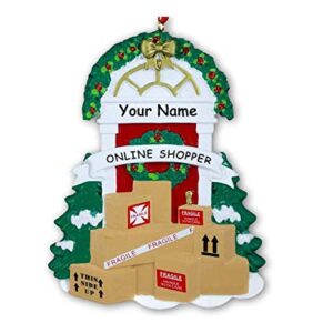 Online Shopper Personalised Christmas Ornament
