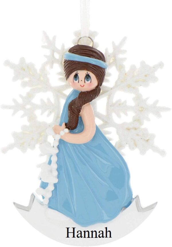 Snowflake princess brown hair