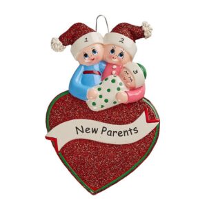 New Parents Personalised Christmas Ornament