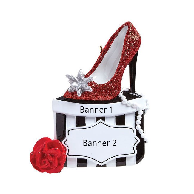 Holiday Shoes Personalised Christmas Ornament