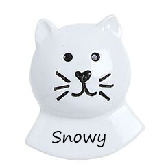 Cat add on white with name