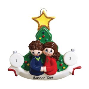 christmas tree couple
