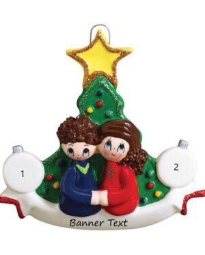 christmas tree couple