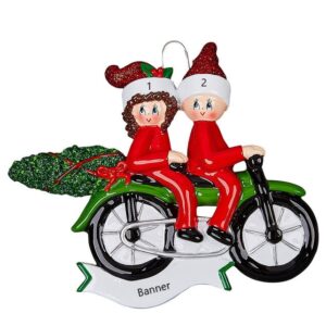 Motorcycle Tree Couple