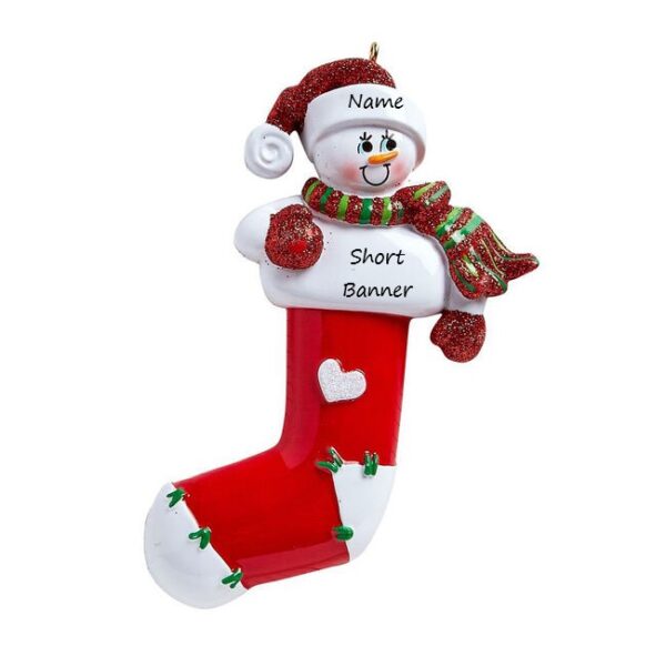 long stocking snowman
