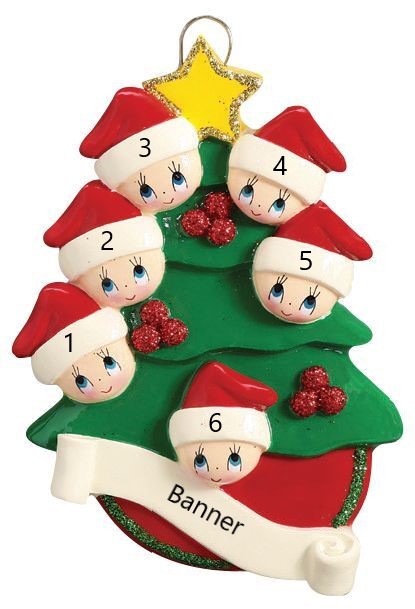 Christmas Tree Family 6