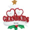 Grandkid Heart 2 grandparent personalised ornament