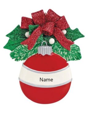 Red Round Ornament