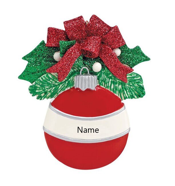 Red Round Ornament