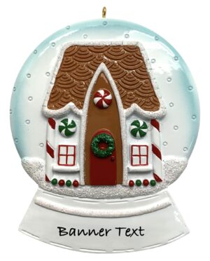 Gingerbread House Snowglobe