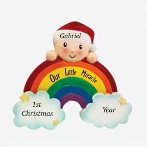 Our little miracle personalised Christmas ornament Ireland