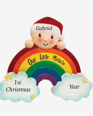 Our little miracle personalised Christmas ornament Ireland