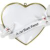 In our hearts forever memorial ornament for the Christmas tree