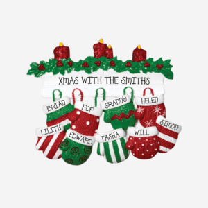 Red & Green Mitt Family 9