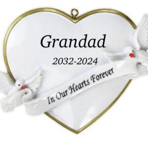 Memorial Christmas ornament personalised Ireland