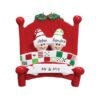 Bed Heads Family 2 Personalised Christmas Ornament